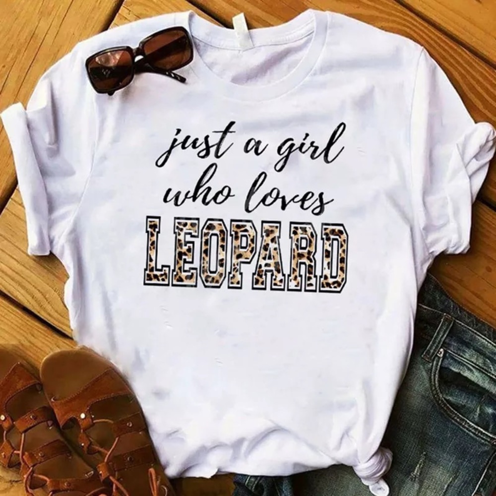 Just a girl tee shirt 🐆🥰